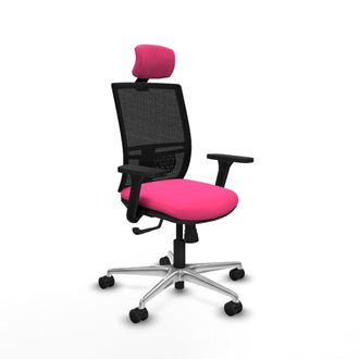 Piqueras y Crespo Silla De Oficina Piqueras Y Crespo Yunquera Negro Reposabrazos Ajustables