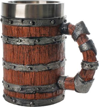 OEM Elegante Taza Para Beber Con Forma De Barril, De Resina