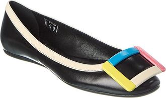 Roger Vivier Leather Ballet Flat