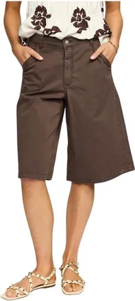 2-Biz Dames, Korte broeken, Bruin, Maat: 2XL