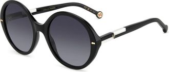 Carolina Herrera Zonnebril - Dames - Zonnebrillen - Zwart - 55 MM - Accessoires