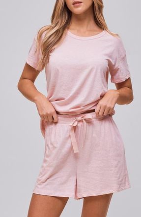Papinelle Sleepwear Ada Boxer Short Pajamas in Pink at Nordstrom, Size Medium