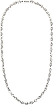 Machete Jewelry Petite Coffee Bead Necklace in Silver