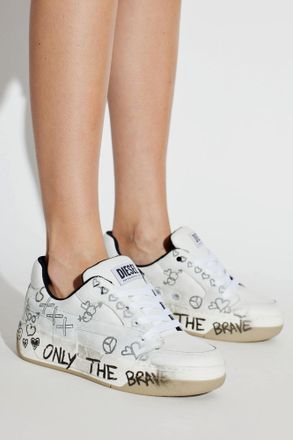 Diesel Sports Shoes S-D-OLLIE LOW W, Womens, White