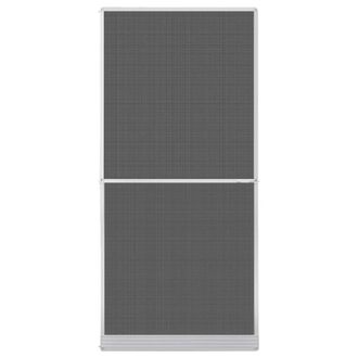 Berkfield Home White Hinged Insect Screen for Doors 100 x 215 cm