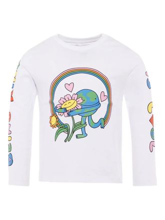 Stella McCartney printed T-shirt - kids - Cotton - 12 - White