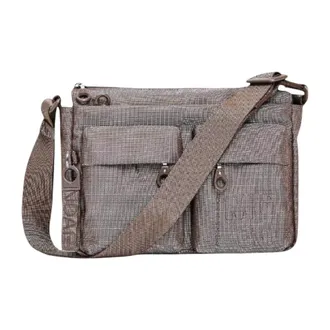 Mandarina Duck Md20 Multipockets Crossbody Bag - female - Mandarina Duck - Cross Body Bags - Brown - ONE SIZE - Bags