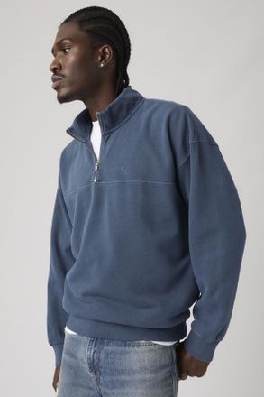 Levi's Sudadera Marina Quarter Zip - Hombre - S - Azul / Garment Dye Zodiac Blue
