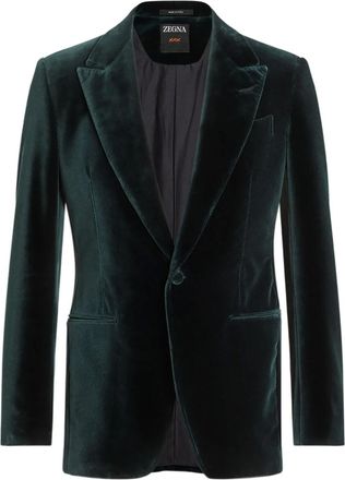 Ermenegildo Zegna Katoenen blazer - Groen