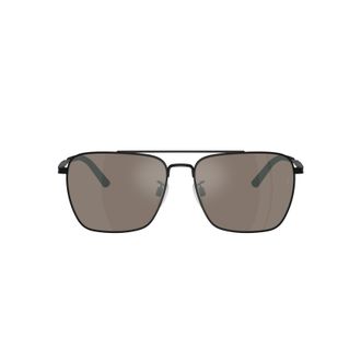 Oliver Peoples 0ov1362s Rectangular Metal Frame Sunglasses with Double Bridge Design