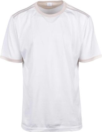 Eleventy White Men Cotton T-shirt