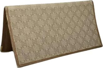 Celine Pre-owned Wallet - Dames - Vintage Accessoires - Beige - ONE Size - Leer - Vintage