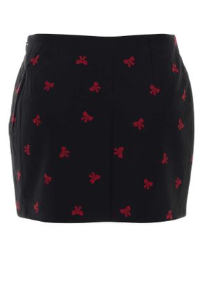 Alessandra Rich Blackred Skirt