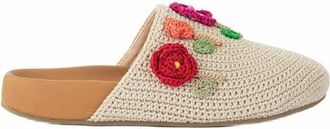 The Sak Bolinas Crochet Clog Shoe in Flower Ecru at Nordstrom, Size 10