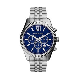 Michael Kors Accessoires, Heren, Grijs, ONE Size, Lexington Chronograph Horloge
