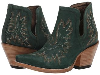 Ariat Dixon Western Boots Womens Shoes Poseidon Suede : 7 B - Medium, Leather