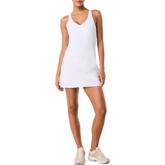 Spanx Booty Boost V-Neck Dress in Vivid White at Nordstrom Rack, Size X-Small