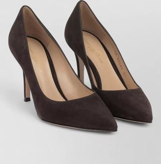 Gianvito Rossi suede leather pumps