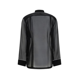 Dolce & Gabbana Womens Black Silk Shirt
