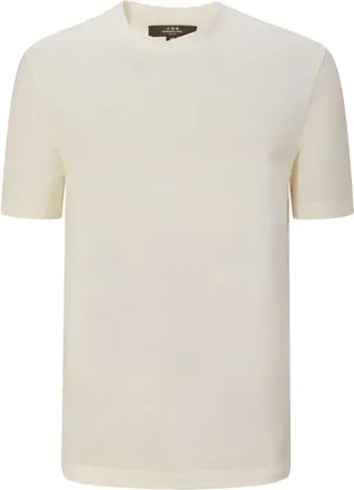 Shanghai Tang crew-neck cotton T-shirt - men - Cotton - 46 - Neutrals
