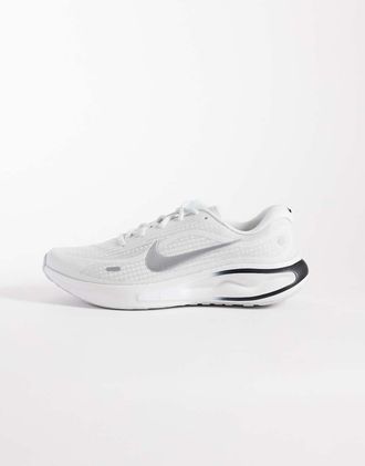 Nike Journey Run - Sneakers bianche e argento-Bianco
