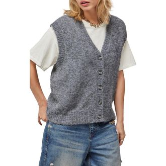 BDG V-Neck Sweater Vest in Grey at Nordstrom, Size X-Small
