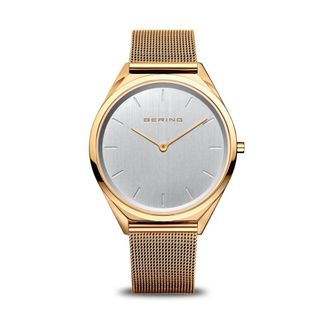 Bering Ultra Slim - Dames - Horloges - Geel - ONE Size - Accessoires