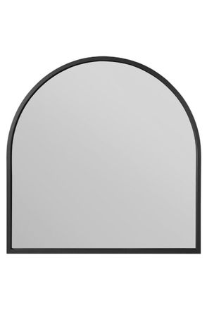 MirrorOutlet Black Framed Arched Leaner/Wall Mirror 39 X 39 (100CM X 100CM) | Size: 1 Pack