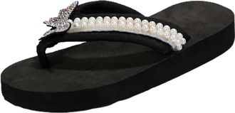 Generic Wedge Sandals for Women Mens Slippers with Arch Support Wedge Espadrilles for Women Orthotic Shoes for Shoes Waterproof Stitch Slippers Size 8 UK Lady