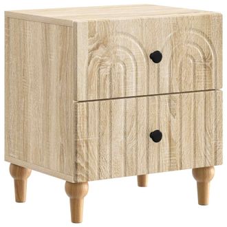 vidaXL Armario De Noche Con Caj&oacute;n Roble Sonoma 43 X 34,5 X 48 Cm Vidaxl
