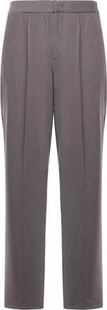 BONSAI Loose-Fit Trousers With Pleats