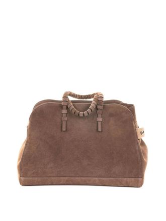 Casadei Park Avenue Leather Tote Bag