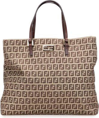 Fendi Pre-owned Fendi Zucchino Canvas Tote Ladies 2111 8BH133 TN9 099