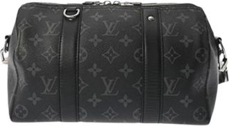 Louis Vuitton Pre-owned Weekend Bags, male, Black, Size: ONE SIZE Pre-owned Shoulder Bag