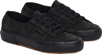 Superga Womens/Ladies Flesh Out Suede Trainers (Full Black) - Size UK 5.5