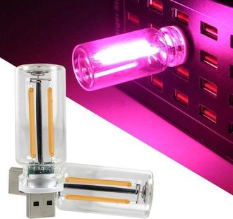 OEM 2 L&aacute;mparas Usb L&aacute;mpara Retro Regulable T&aacute;ctil Luz Ambiental Led Interiores, Mini L&aacute;mpara Led Port&aacute;til Tipo Botella Vidrio, Verde