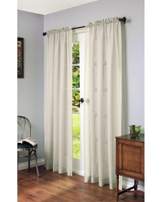 Habitat Cote Dazur Rod Pocket Curtain Panel Window Dressing