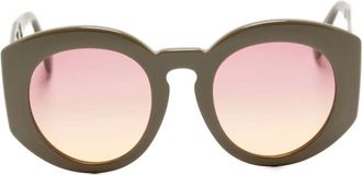 Andy Wolf round-frame sunglasses - Green