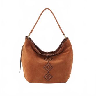 Hobo Womens Suede Harley Bag In Oak Barrel