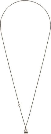 Werkstatt München Collana Mini Lock - Argento