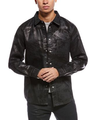 Helmut Lang Foil Shirt Jacket