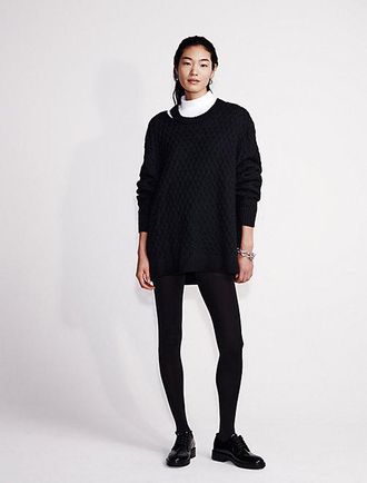 Calvin Klein Jersey Holgado De Punto Trenzado De Lana Merino
