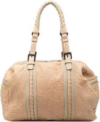 Bottega Veneta Borsa Tote Pre-owned - - Pre-owned - Donna - Beige - ONE SIZE