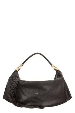 Chlo&eacute; Dark Brown Foulard Medium Shoulder Bag