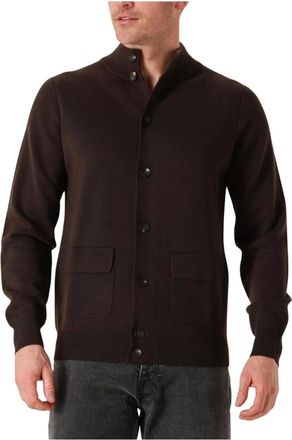 FILIPPO DE LAURENTIIS Heren, Truien, Bruin, Maat: L