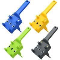 OEM Localizador De Agujeros Rectos Para Carpinter&iacute;a De 4 Piezas, Perforador De Pl&aacute;stico Abs, Localizador De Perforaci&oacute;n Manual Para Conexiones De Tableros