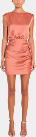 Amanda Uprichard Nora Dress In Clay