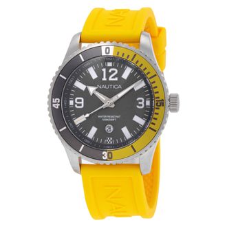 Nautica Pacific Beach Quartz Grey Dial Mens Watch NAPPBS162