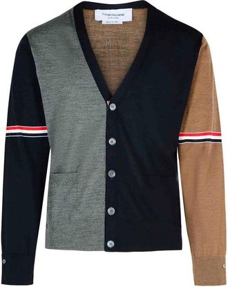Thom Browne Fun Multicolor Irgin Wool Cardigan