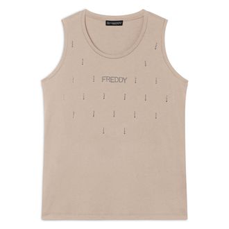 Freddy Canotta decorata da Strass in jersey modal